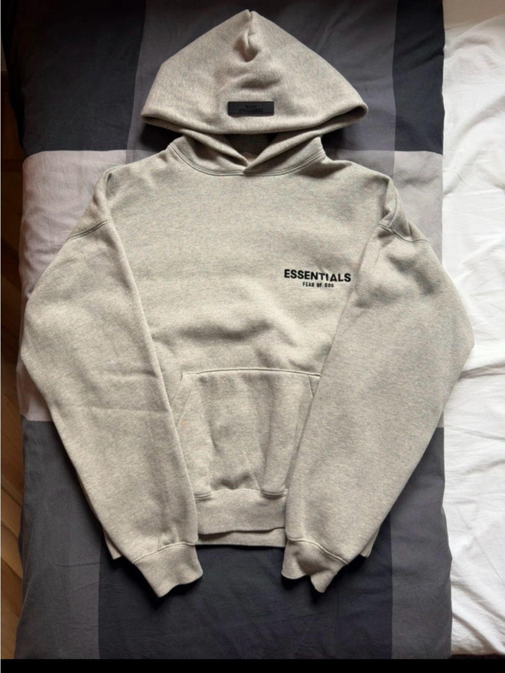 ESSENTIALS Light Gray Hoodie - Fear of God